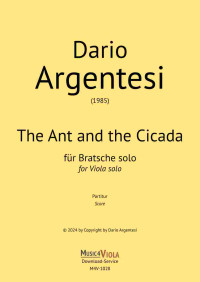 M4V-1028 • ARGENTESI - The Ant and the Cicada - Partitur