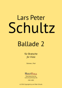 M4V-1082 &bull; SCHULTZ - Ballade 2 - Stimme